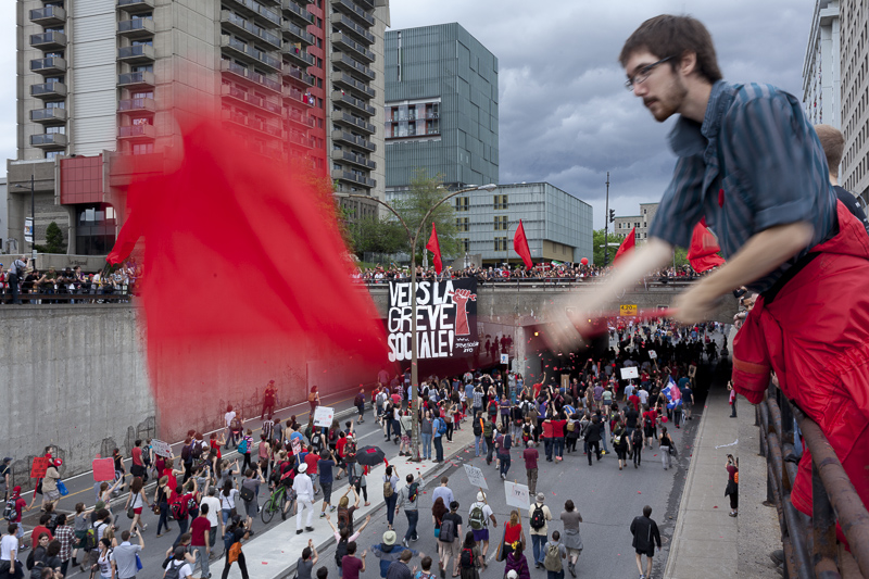 Student demonstration - Montreal 2012